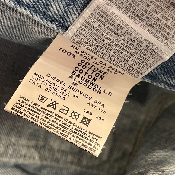 Diesel Women's Blue Jeans - Picture 9 of 11